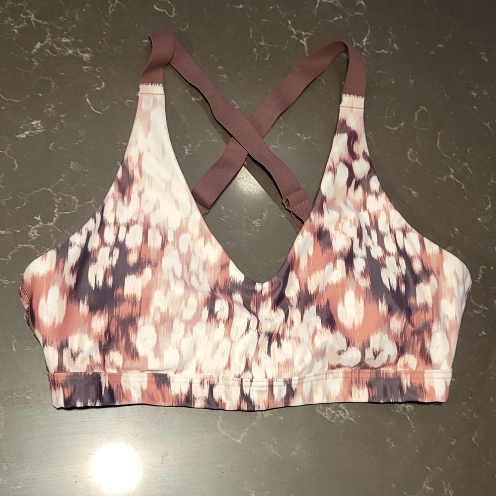 aerie OFFLINE Shine Strappy Back Sports Bra